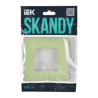 SKANDY Рамка 1-местная мятный