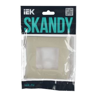 SKANDY Рамка 1-местная бежевый