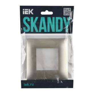 SKANDY Рамка 1-местная шампань