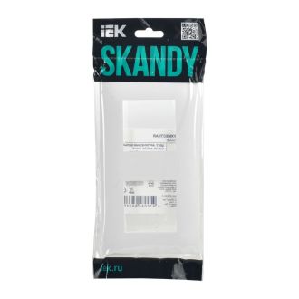 SKANDY Рамка 2-местная арктический белый