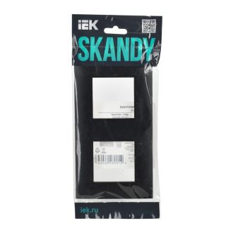 SKANDY Рамка 2-местная черный