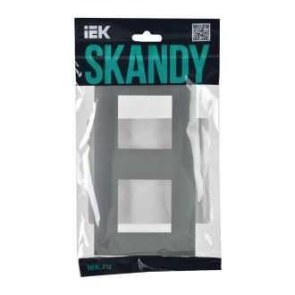 SKANDY Рамка 2-местная серый