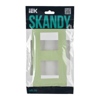 SKANDY Рамка 2-местная мятный