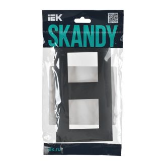 SKANDY Рамка 2-местная титан