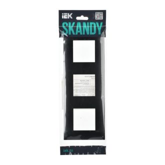 SKANDY Рамка 3-местная черный