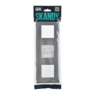 SKANDY Рамка 3-местная серый