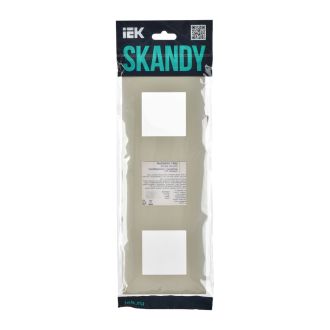 SKANDY Рамка 3-местная бежевый