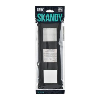 SKANDY Рамка 3-местная графит