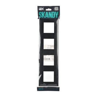 SKANDY Рамка 4-местная черный