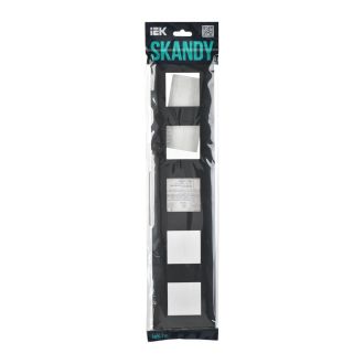 SKANDY Рамка 5-местная графит