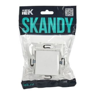 SKANDY Заглушка с суппортом арктический белый