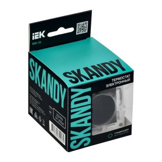 SKANDY Термостат электронный с индикацией черный