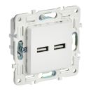 SKANDY Розетка USB A+A 3,1А арктический белый