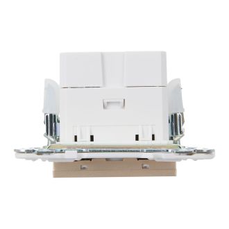 SKANDY Розетка USB A+C 3,1А шампань