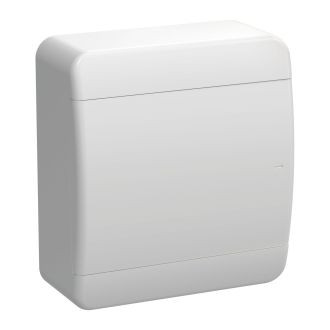 TEKFOR Корпус пластиковый ЩРН-П-8 IP41 белая дверь