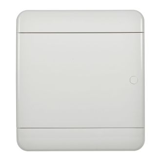 TEKFOR Корпус пластиковый ЩРН-П-8 IP41 белая дверь