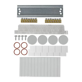 TEKFOR Корпус пластиковый КМПн-6 IP65 черная прозрачная дверь