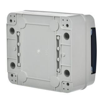 TEKFOR Корпус пластиковый КМПн-8 IP65 черная прозрачная дверь