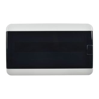 TEKFOR Корпус пластиковый КМПн-18 IP65 черная прозрачная дверь