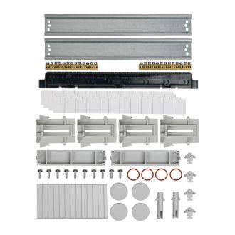 TEKFOR Корпус пластиковый КМПн-24 IP65 зеленая прозрачная дверь