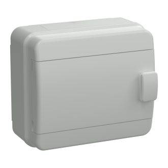 TEKFOR Корпус пластиковый КМПн-8 IP65 серая непрозрачная дверь