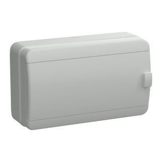 TEKFOR Корпус пластиковый КМПн-12 IP65 серая непрозрачная дверь