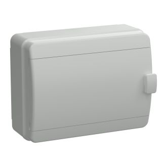 TEKFOR Корпус пластиковый КМПн-18 IP65 серая непрозрачная дверь