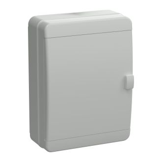 TEKFOR Корпус пластиковый КМПн-24 IP65 серая непрозрачная дверь