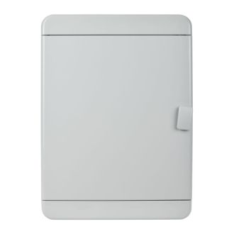 TEKFOR Корпус пластиковый КМПн-24 IP65 серая непрозрачная дверь