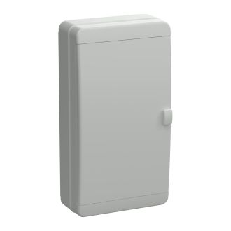 TEKFOR Корпус пластиковый КМПн-36 IP65 серая непрозрачная дверь
