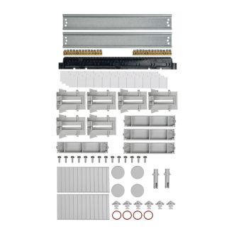 TEKFOR Корпус пластиковый КМПн-36 IP65 серая непрозрачная дверь