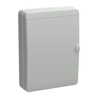 TEKFOR Корпус пластиковый КМПн-54 IP65 серая непрозрачная дверь