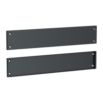 TITAN Панель цоколя ЩМП передняя/задняя 100х400мм RAL7021 (2шт/компл)
