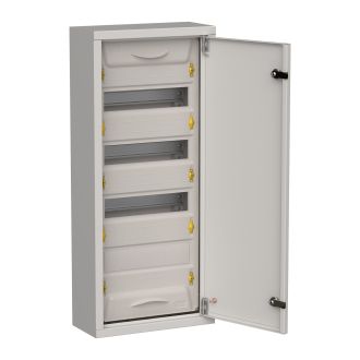 TITAN 5 Корпус металлический ЩРн-48 (1х48) 710х310х140мм IP31 серый (одна дверь)