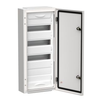 TITAN 5 Корпус металлический ЩРн-48 (1х48) 710х310х140мм IP54 белый (одна дверь)