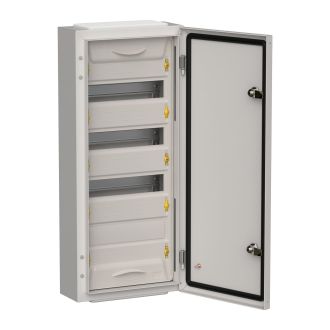 TITAN 5 Корпус металлический ЩРн-48 (1х48) 710х310х140мм IP54 серый (одна дверь)