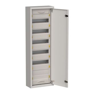 TITAN 5 Корпус металлический ЩРн-72 (1х72) 960х310х140мм IP31 серый (одна дверь)