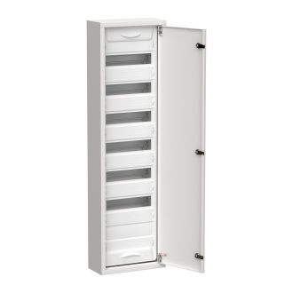 TITAN 5 Корпус металлический ЩРн-84 (1х84) 1085х310х140мм IP31 белый (одна дверь)