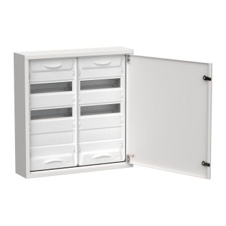 TITAN 5 Корпус металлический ЩРн-72 (2х36) 585х570х140мм IP31 белый (одна дверь)