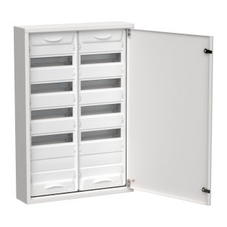 TITAN 5 Корпус металлический ЩРн-120 (2х60) 835х570х140мм IP31 белый (одна дверь)