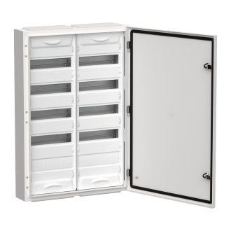 TITAN 5 Корпус металлический ЩРн-120 (2х60) 835х570х140мм IP54 белый (одна дверь)