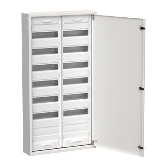 TITAN 5 Корпус металлический ЩРн-168 (2х84) 1085х570х140мм IP31 белый (одна дверь)