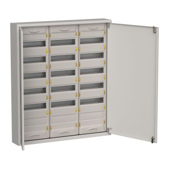 TITAN 5 Корпус металлический ЩРн-216 (3х72) 960х830х140мм IP31 серый (две двери)
