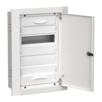 TITAN 5 Корпус металлический ЩРв-24 (1х24) 505х365х130мм IP31 белый (одна дверь)