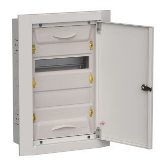 TITAN 5 Корпус металлический ЩРв-24 (1х24) 505х365х130мм IP31 серый (одна дверь)