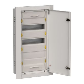 TITAN 5 Корпус металлический ЩРв-36 (1х36) 630х365х130мм IP31 серый (одна дверь)