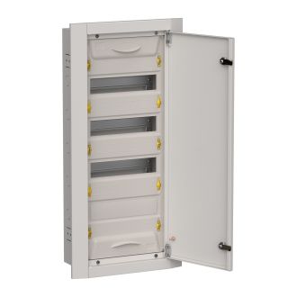 TITAN 5 Корпус металлический ЩРв-48 (1х48) 755х365х130мм IP31 серый (одна дверь)
