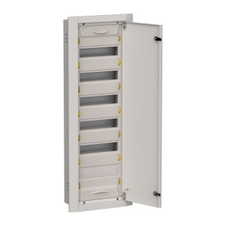 TITAN 5 Корпус металлический ЩРв-72 (1х72) 1005х365х130мм IP31 серый (одна дверь)