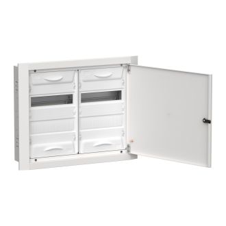 TITAN 5 Корпус металлический ЩРв-48 (2х24) 505х625х130мм IP31 белый (одна дверь)