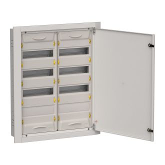 TITAN 5 Корпус металлический ЩРв-96 (2х48) 755х625х130мм IP31 серый (одна дверь)